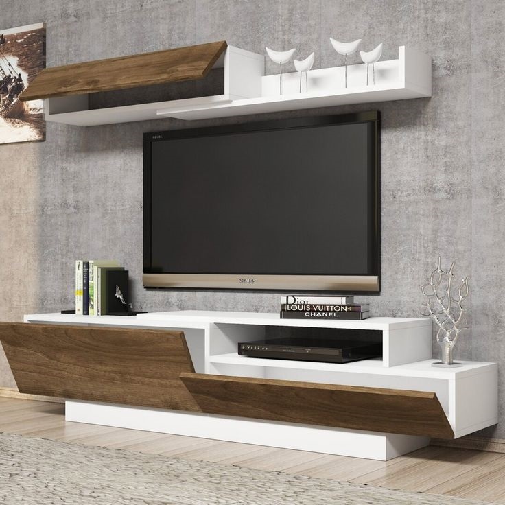 Salon moderne Bois et Couleurs